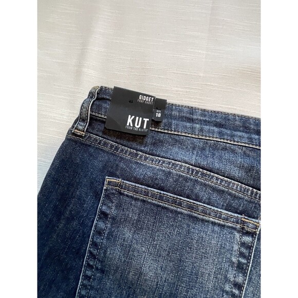 Kut From The Kloth Gidget Fray Short Sz 18 New - Picture 9 of 10